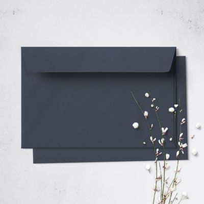 Umschlag für Postkarte Dunkelblau, 162 x 114 mm Briefumschlag / Kuvert